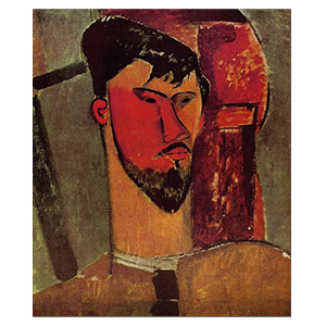 Henri laurens by amedeo modigliani
