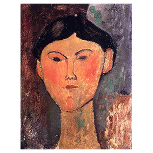 BEATRICE HASTINGS HEAD BY AMEDEO MODIGLIANI
