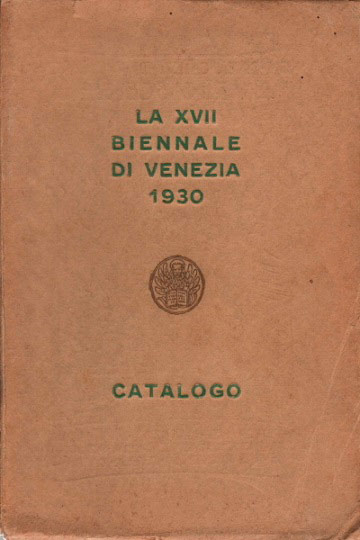 catalogue 1930 - cover