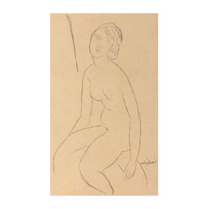 Seated nude, 1918