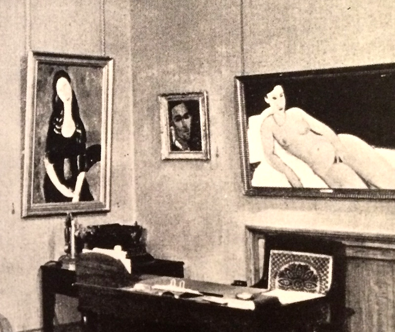 The work at the Paris Gallery BIng Exhibition in 1925