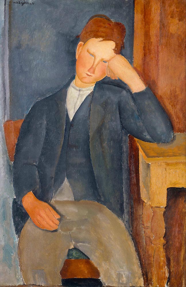 The Young apprentice  by amedeo modigliani