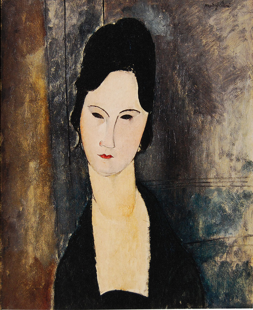 WOMAN WITH BLACK EYES