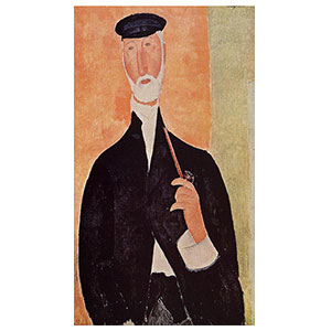 Man with a pipe	(the Notary of Nice) amedeo modigliani