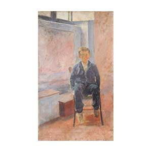 seated boy - the son of Michelli amedeo Modigliani