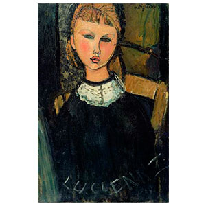 Little Lucienne by Amedeo Modigliani