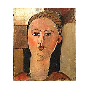 Young woman red haired by amedeo modigliani
