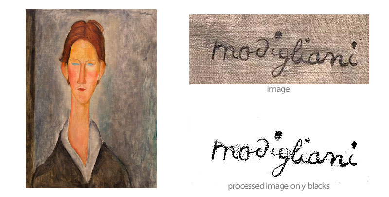 the student, guggenheim collection signature by modigliani in 1919