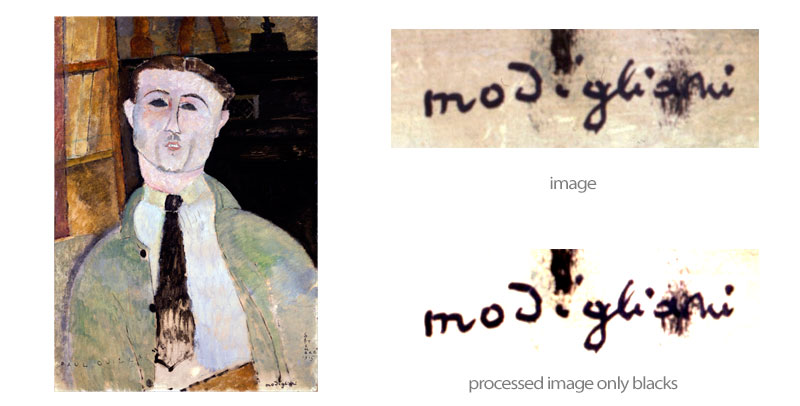 paul guillaume at his library, dated september 1915