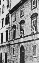 Modigliani natal house in leghorn