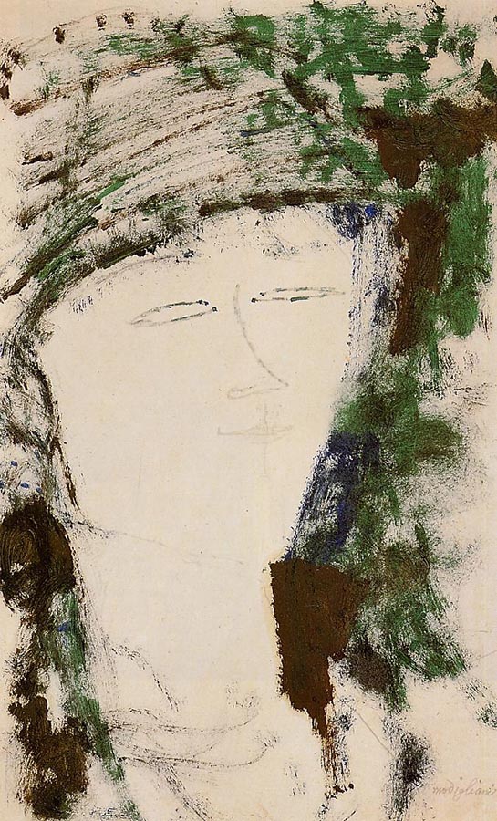 head of a woman ? by Amedeo Modigliani