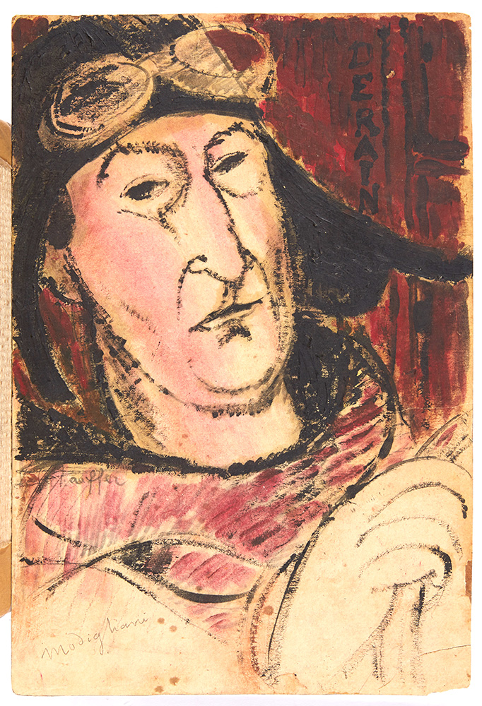 Derain as driver by Amedeo Modigliani