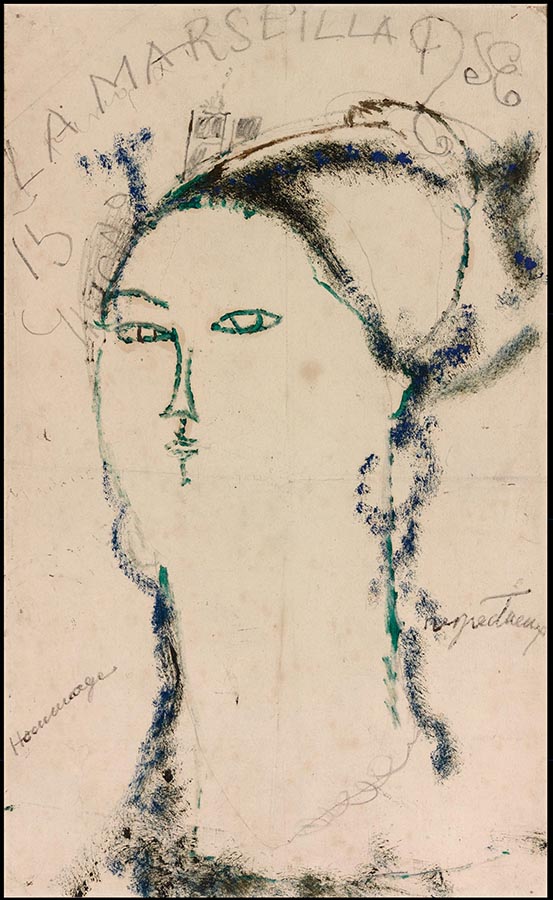 La marsellaise or Mme. Othon Friesz by Amedeo Modigliani