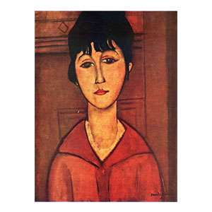 bust of a young woman by amedeo modigliani