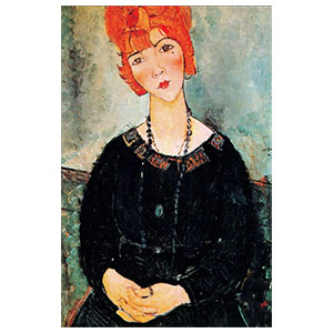 lolotte with necklaceamedeo modigliani
