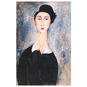 woman in black by amedeo modigliani