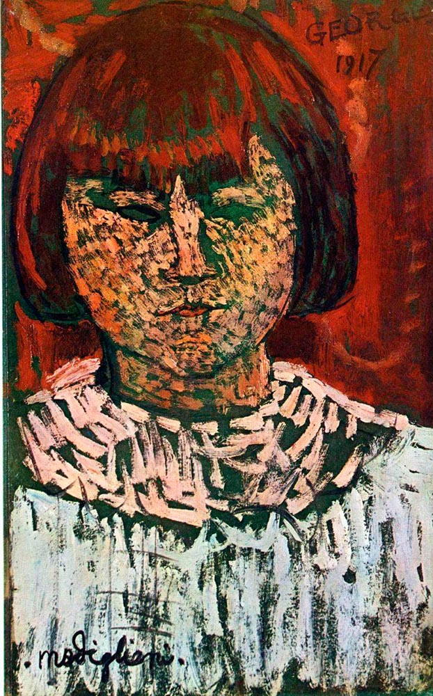 george or maria blanchard by amedeo modigliani