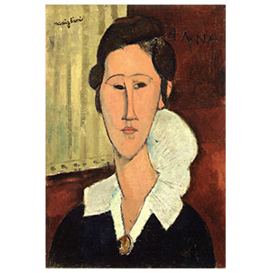 mme zborowska or woman with collar of femme a la collerette by amedeo modigliani