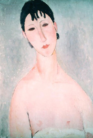 ELVIRA NUDE TORSO BY AMEDEO MODIGLIANI
