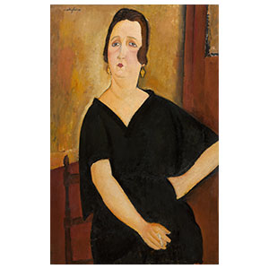 woman with cigarette or madame amedee by amedeo modigliani