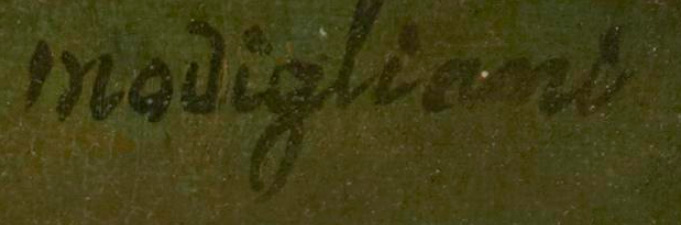 signature in bottom left in black