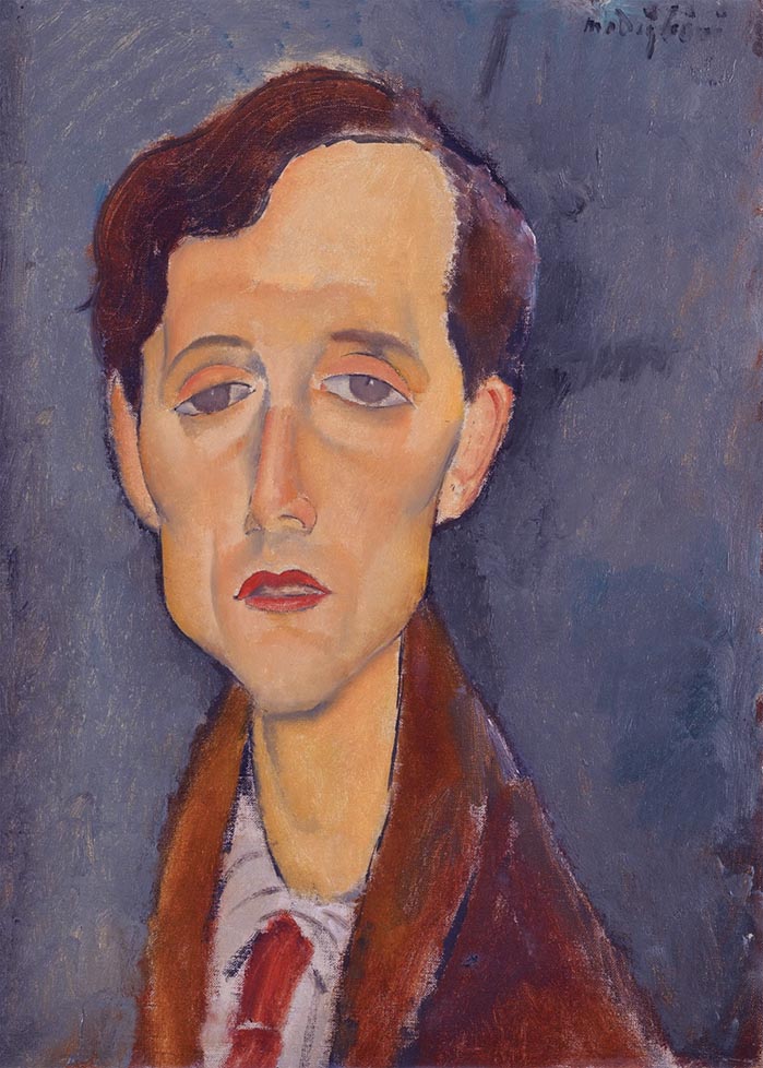 frans Hellens by Amedeo Modigliani