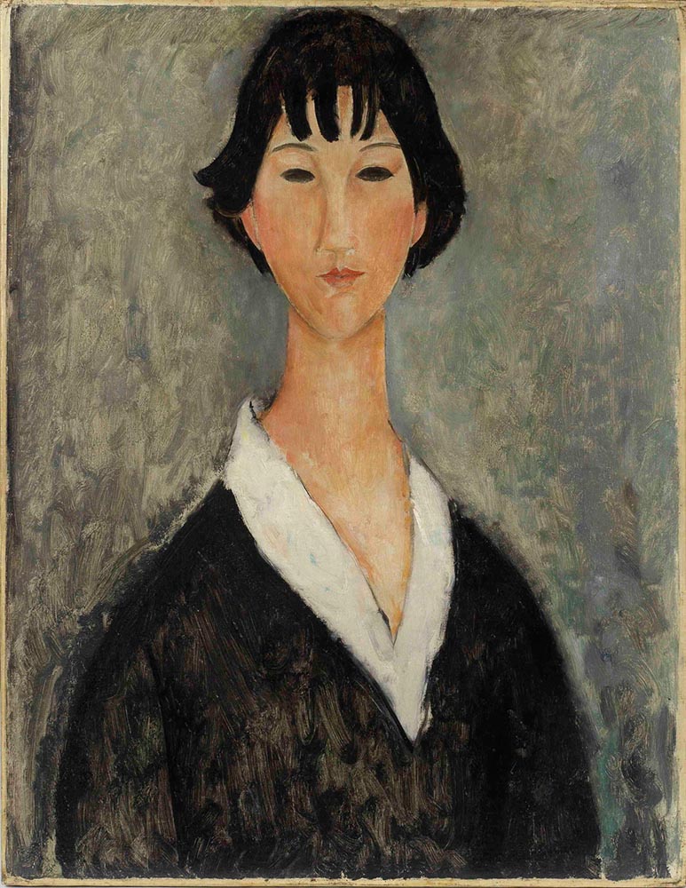 woman with black hair