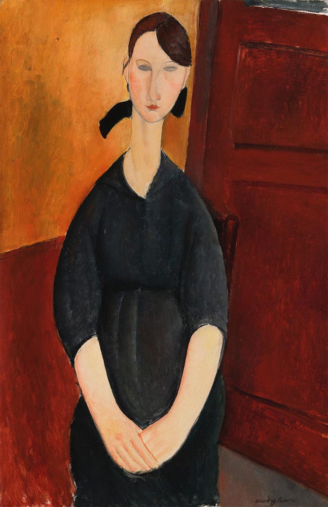 Paulette Jourdain  by Amedeo Modigliani