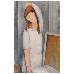 Jeanne Hébuterne loose hair amedeo modigliani