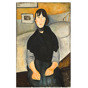 Young woman of the people amedeo modigliani