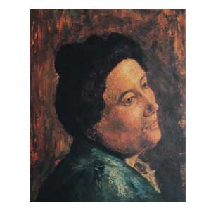 Gorgone oil on Terracotta  by Amedeo Modigliani