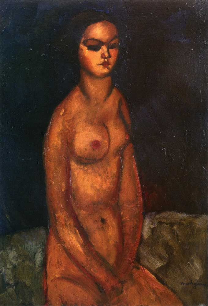 Seated Nude amedeo modigliani