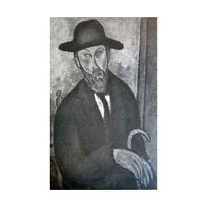 Dilewski with a cane