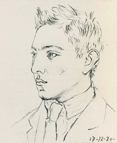 radiguet by Picasso in 1920
